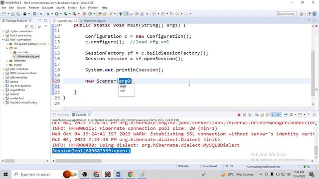 Hibernate || Connection through XML, Insert data through xml смотреть онлайн