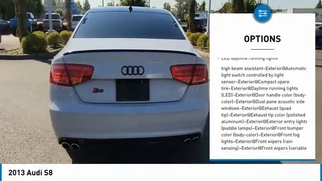 2013 Audi S8 AP5654A смотреть онлайн