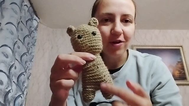 Кватя вяжет крючком в первый раз игрушку смотреть онлайн