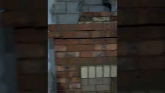 Камин черновая кладка  1 часть