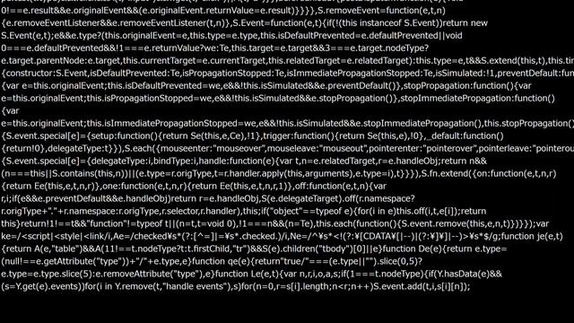 Source code animation of the jquery-3.6.0.min.js file. смотреть онлайн