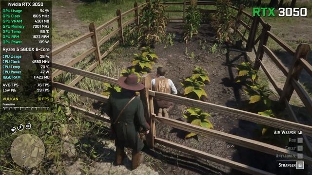 Red Dead Redemption 2 in 2023 - Test with RX 580, RX 570, RTX 3050, GTX 1060, GTX 1650, GTX 1050 Ti смотреть онлайн