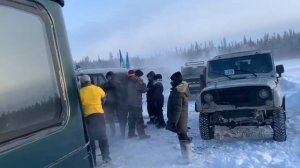 Экстремальные гонки на джипах в Якутии Зимний рубеж 2019
