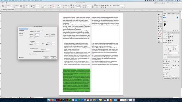 Adobe InDesign – Text Frame Options Tutorial смотреть онлайн