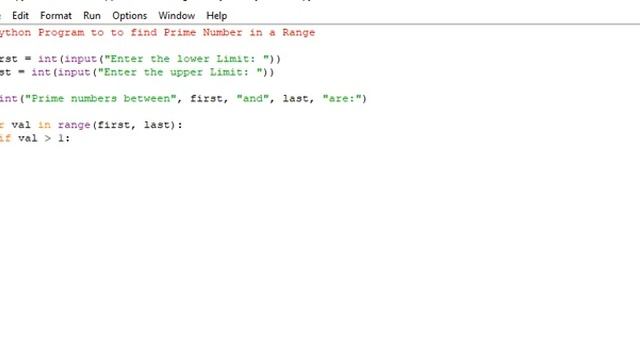 Python Program to to find Prime Number in a Range смотреть онлайн