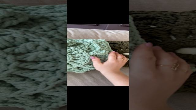 Вязаная подушка из шнура смотреть онлайн