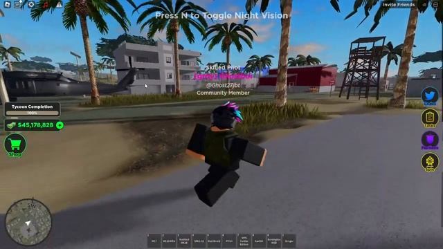 Roblox War Tycoon with black hawk game play - no commentary. смотреть онлайн