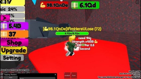 *OP* Roblox Strength Simulator GUI Script (Pastebin)