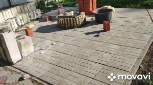 Уличный камин (Очаг) 26 июля 2022 г.  DIY fire pit seating area