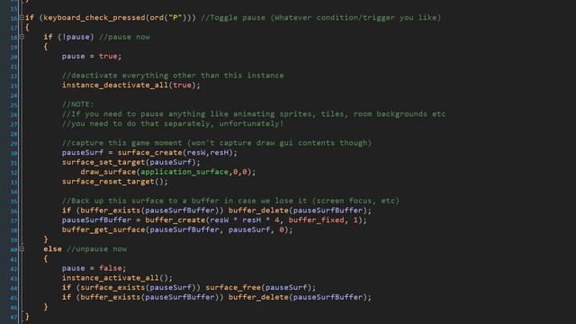 GameMaker - Simple Pause Tutorial смотреть онлайн
