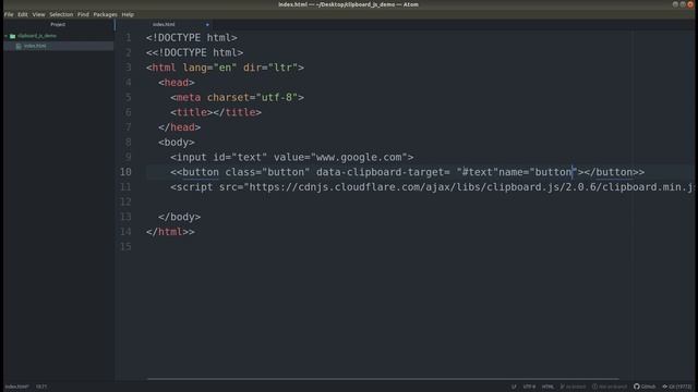 Copy and PasteText To Clipboard using Clipboard.js смотреть онлайн