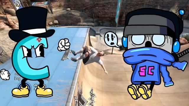 We Backflip Skateboards and Everything Went Wrong in Skate 3! смотреть онлайн