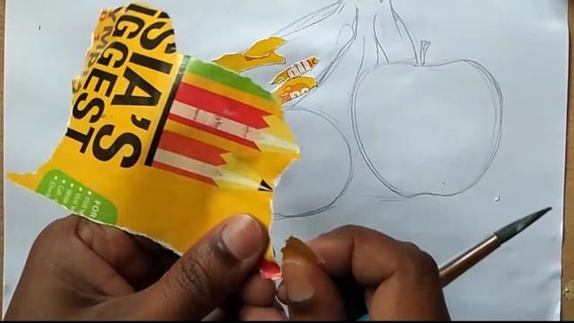 How To Make  A Collage Of FRUITS | Collage Making