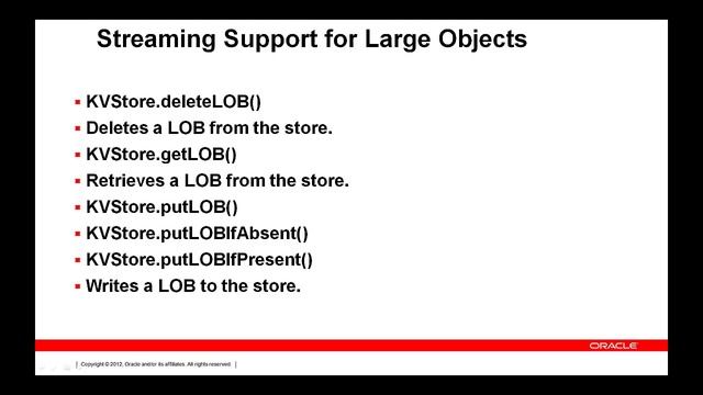Oracle NoSQL Database Release 2 New Features смотреть онлайн