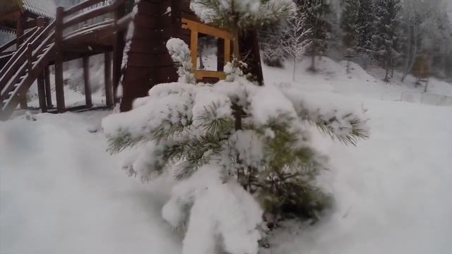 GoPro Hero3 + Snoubord. Первое видео снятое при помощи ГоуПро (GoPro).