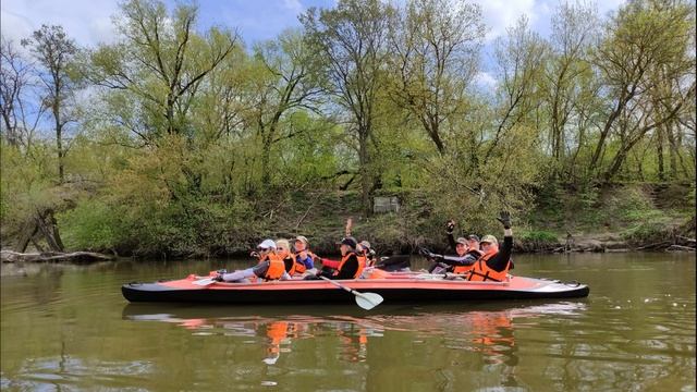Сплав на байдарках по реке Сура 8 мая 2021 года. смотреть онлайн