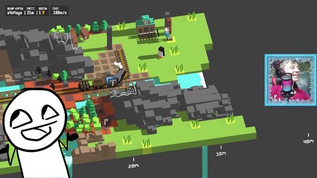 О том как я с другом поиграл #3 | Unrailed!