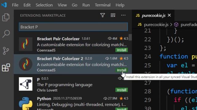 Top 3 extensions for Visual Studio Code (vscode icons, colorizer & color highlight) смотреть онлайн