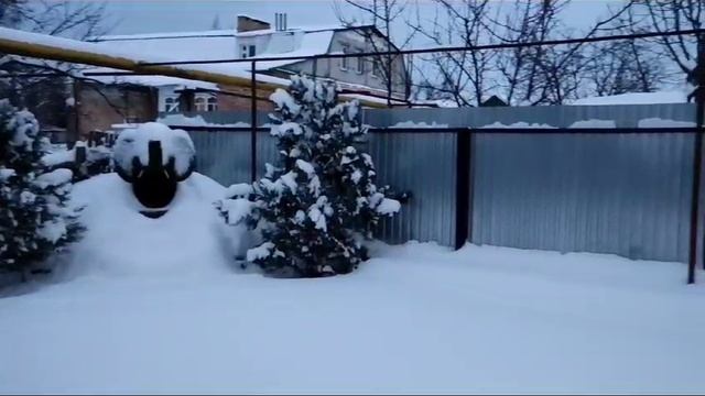 Дом на улице Крымской- зимняя сказка