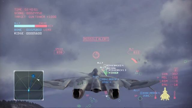 Ace Combat Infinity (Mission 6) Avalon (XFA-33 Fenrir) смотреть онлайн