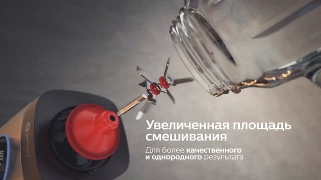 Мощный блендер Philips HR3655/00 с технологией 3D смешивания ProBlend 6 смотреть онлайн