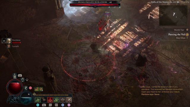 Diablo 4 Elias, Fallen Horadrim Encounter 01 Veteran Tier 2 смотреть онлайн
