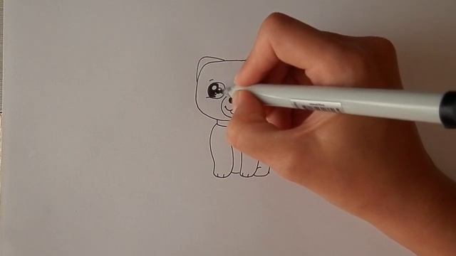 Как ПРОСТО нарисовать МИЛОГО ЩЕНКА/450/JUST how to draw a CUTE PUPPY смотреть онлайн
