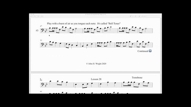 Trombone Lesson 28 - Understanding 3/4 time signature смотреть онлайн