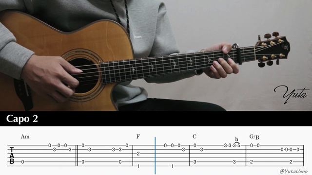 Dusk Till Dawn - ZAYN ft. Sia - Fingerstyle Guitar TAB смотреть онлайн