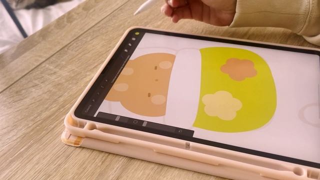 DRAW WITH ME | How I use procreate to make a sticker sheet | ASMR & LOFI Music смотреть онлайн