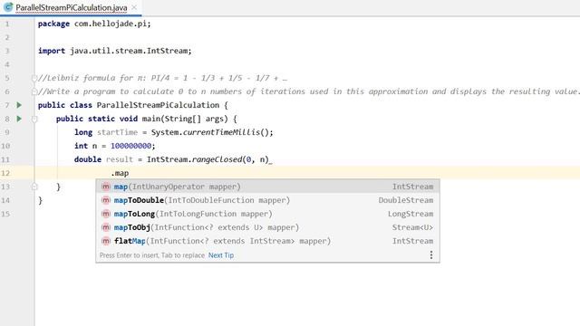 Use Java Parallel Stream to Calculate PI смотреть онлайн