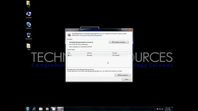 How To Perform A Disk Defrag In Windows 7