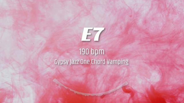 E7 : 190 bpm Gypsy Style One Chord Vamping Guitar Backing Tracks смотреть онлайн