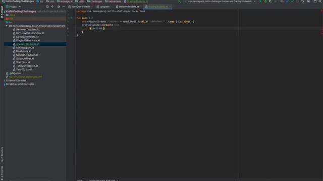 Grading Students - Kotlin (Hackerrank) смотреть онлайн