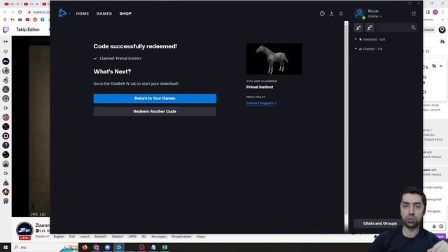 Diablo 4 Twitch Ödüllerini Aldık - Bedava Kozmetik ve 20 TL'lik Mount - Nasıl Alınır? смотреть онлайн
