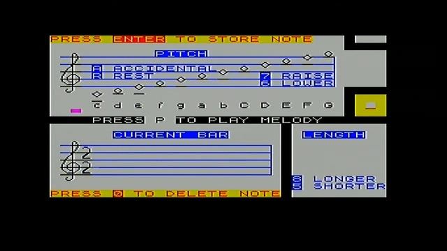 ZX Spectrum Vega Games - Music Maker смотреть онлайн