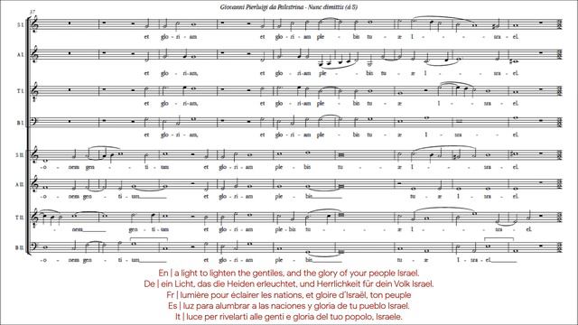 Giovanni Pierluigi da Palestrina | Nunc dimittis [á 8; The Byrd Ensemble] смотреть онлайн