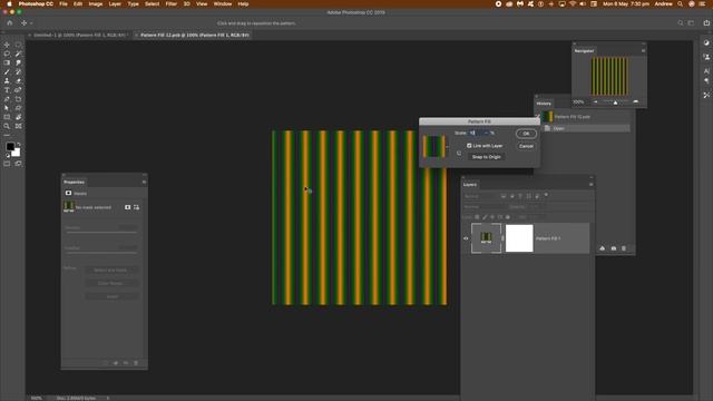 Photoshop : Repeat gradient stops / tile designs tutorial смотреть онлайн