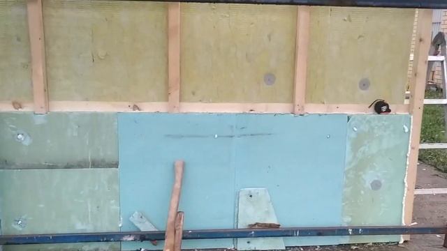 Утеплил и обшил деревянный дом имитацией бруса. смотреть онлайн