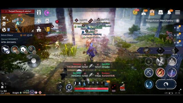 Guild War "BpUPKI vs Korawa" | Black Desert Mobile - Dandelion смотреть онлайн