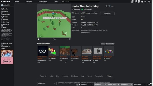 ROBLOX SIMULATOR MAP FREE MODEL смотреть онлайн