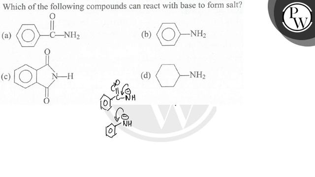 Which of the following compounds can react with base to form salt?
... смотреть онлайн
