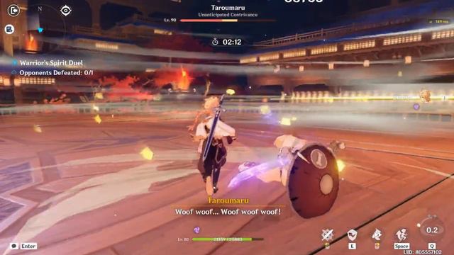 Genshin Impact - Warrior's Spirit Duel Day 4 Taroumaru Pro Difficulty смотреть онлайн