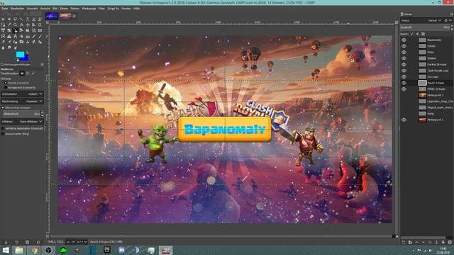 Clash of Clans/Clash Royale Banner mit GIMP 2.0 |für Bapanomaly | raaameQuit смотреть онлайн