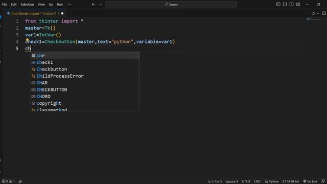 ایجاد checkbutton در tkinter (checkbutton in tkinnter) смотреть онлайн