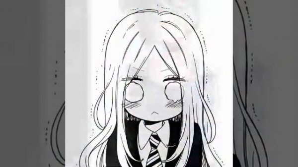 Голубоволосая девочка