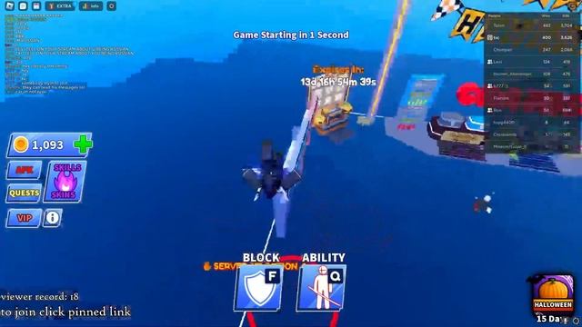 ?Roblox Blade Ball Live!? смотреть онлайн