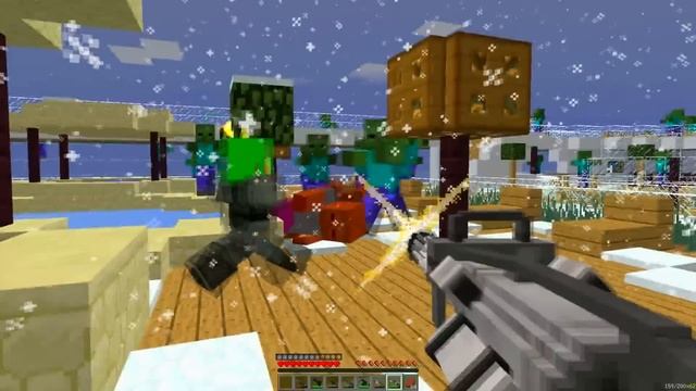 КОРАБЛЬ НУБА ПРОТИВ 1000 ЗОМБИ В МАЙНКРАФТ! НУБИК В ЗОМБИ АПОКАЛИПСИС В MINECRAFT МУЛЬТИК