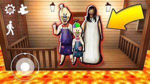 ИГРАЮ СЕМЬЯ МОРОЖЕНЩИК! Новые ТАЙНЫ Ice Scream and Granny