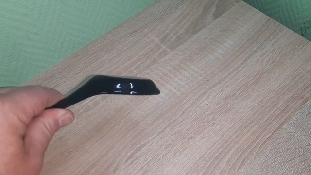 Ложка для мисосупа черная фарфоровая KunstWerk арт 9128